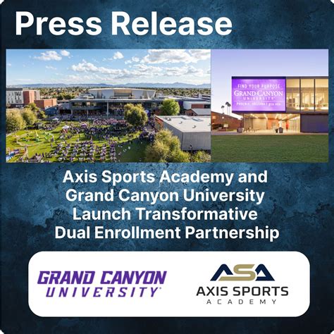 Axis Sports Academy And Grand Canyon University Launch Transformative Dual Enrollment Partnership