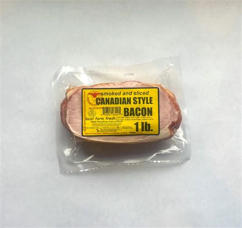 Bacon Canadian 2 Lb Pack Wisconsin River Meats Wisconsin River Meats