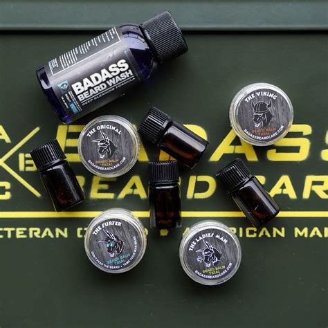 Badass Beard Care Trial Pack Kit Pick 4