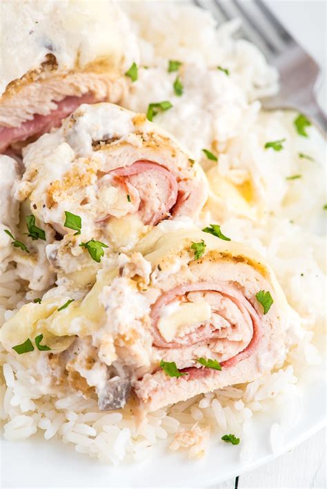 Baked Chicken Cordon Bleu Deliciously Sprinkled
