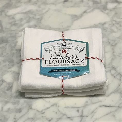 Bakers Floursack Set Unbleached Relish Decor