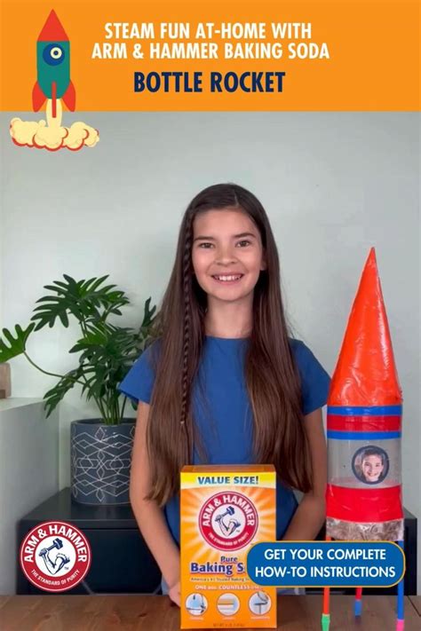 Baking Soda Bottle Rocket Steam Experiment Video In 2025 Arm And