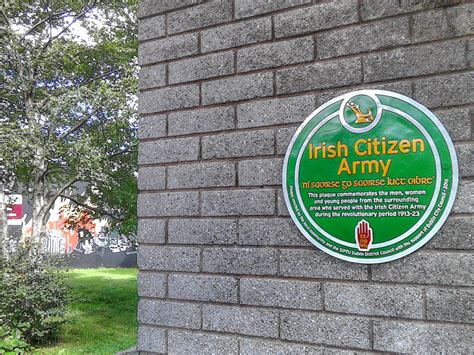 Ballybough Dublin Irish Citizen Army Sign