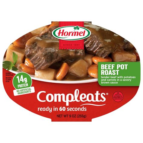 Beef Pot Roast Hormel Compleats Microwavable Meals