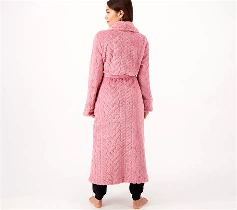 Berkshire Aran Knit Primalush Robe Robe Qvc Com