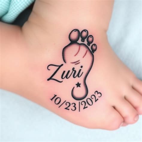 Best Baby Footprint Tattoo Ideas For Dad Vondy