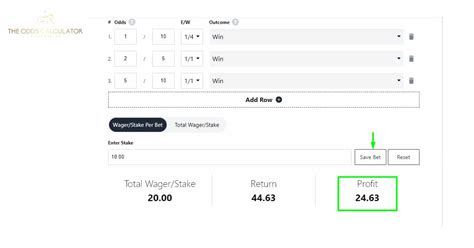 Bet Calculator Free Odds Calculator Calculate Your Return