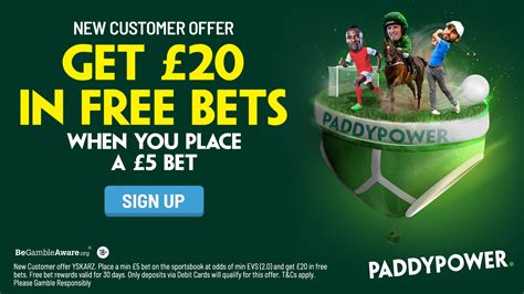 Betting Offer Get 20 In Free Bets With Paddy Power Talksport