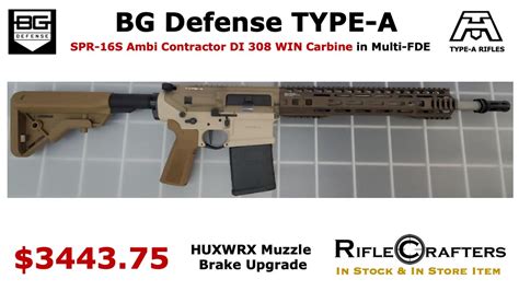 Bg Defense Type A Spr 16S Ambi Contractor Di 308Win Carbine Multi Fde