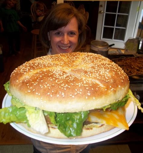 Big Big Hamburger Buns 9 Inches Across The Fresh Loaf