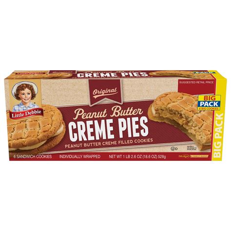 Big Pack Peanut Butter Creme Pies Little Debbie