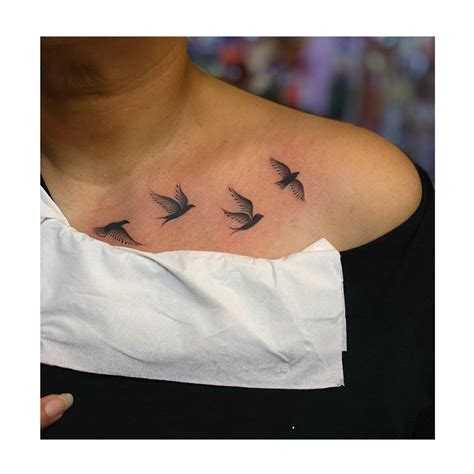 Bird Tattoo On Collarbone Printable Calendars At A Glance