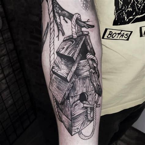 Birdhouse Tattoo