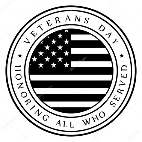 Black And White Veteran Logos