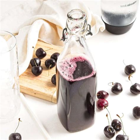 Black Cherry Syrup For Drinks