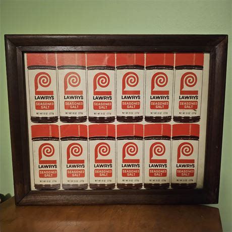 Blazing Auctions Unique Framed Lowerys Season Salt Picture Blazing Auctions Unique Framed Lowerys Season Salt Picture