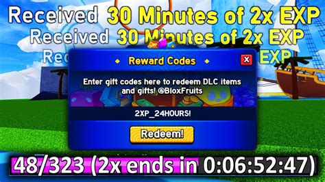 Blox Fruit 2X Exp Code 2024