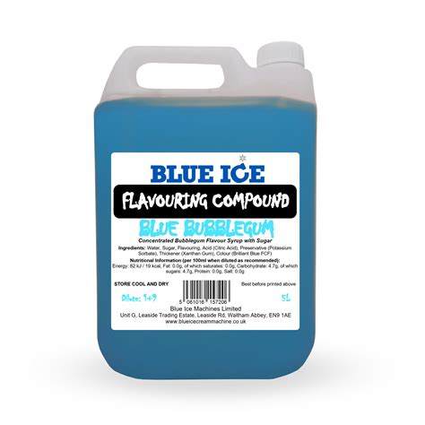 Blue Bubblegum Ice Cream Milkshake Flavouring Compound Blue Ice