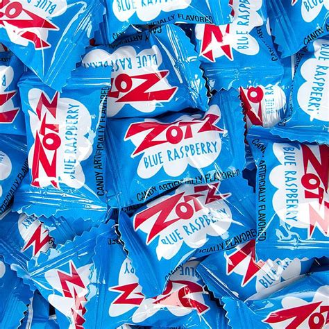Blue Raspberry Zotz Sour Fizz Candy 6Lb Case Candy Warehouse