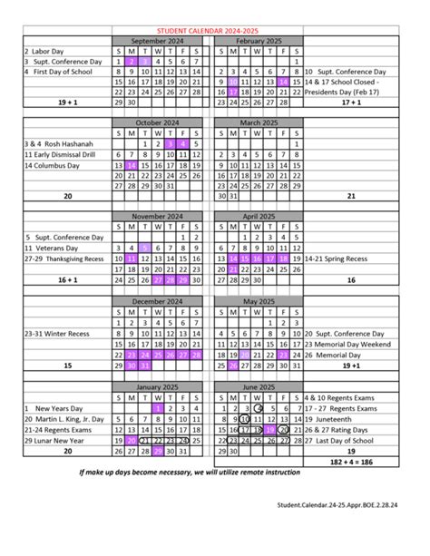 Board Of Education Approves 2024 2025 Student Calendar Monroe