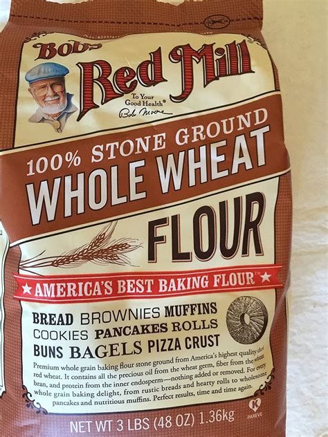 Bob Amp 39 S Red Mill Whole Wheat Flour 5Lbs 2 27Kg