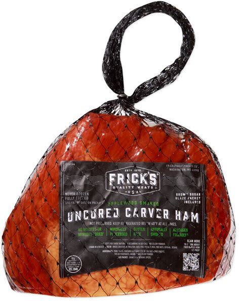 Boneless Holiday Hams Frick S Uncured Carver Ham