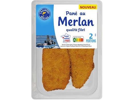 Breaded Whiting Fillets 2X90g Assiette Bleue 114985 Le Petit Depot