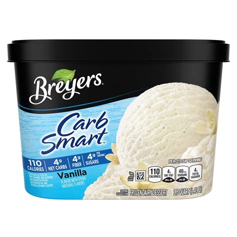 Breyers Carbsmart Frozen Dairy Dessert Vanilla Bars 6 Ct Baker S