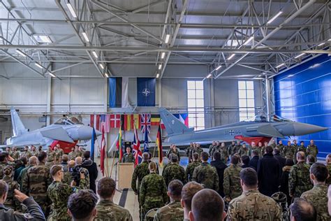 British And German Eurofighters Continue Combined Air Policing In Estonia