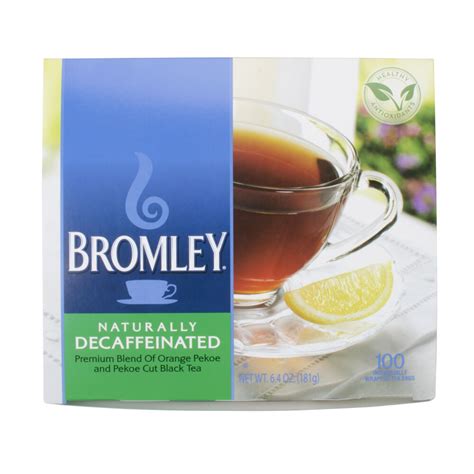 Bromley Decaffeinated Hot Tea Bags 100 Box