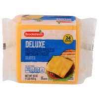 Brookshire S Deluxe American Cheese Slices 0 667 Ounce 24 Count Spring Market