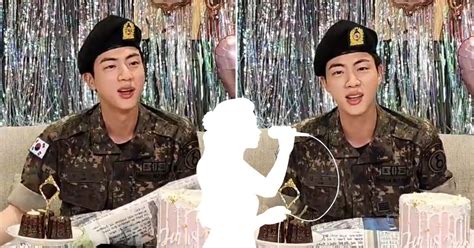 Bts Amp 39 S Jin Reacts To Being Asked To Greet A Girl Group By His Military Bts Amp 39 S Jin Reacts To Being Asked To Greet A Girl Group By His Military