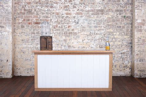 Buchanan Pop Up Bar Natural White Bentwood Events
