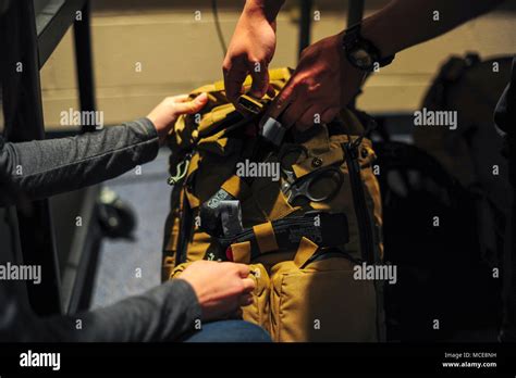 Buena High School Students Go Through The Compartments Of A U S Air Buena High School Students Go Through The Compartments Of A U S Air