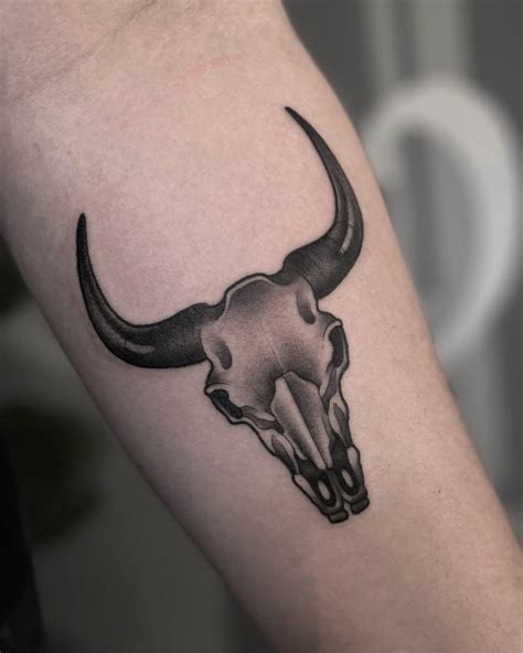 Bull Head Tattoo