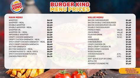 Burger King Tumwater Menu Prices Amp Restaurant Reviews Order