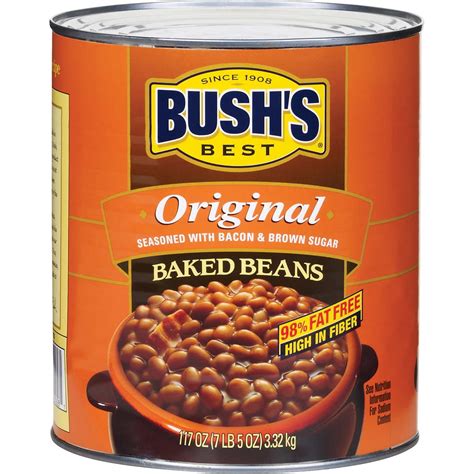 Bush S Baked Beans Original Recipe 10 Can 7 Lbs 5 Oz Seasoned With Bacon And Brown Sugar Walmart Com