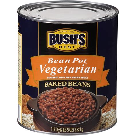 Bushs Vegetarian Baked Beans No 10 Can 6 Cans Per Case Walmart Com