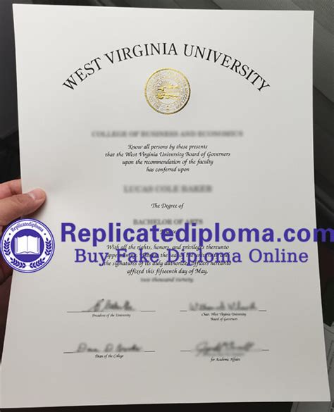 Buy College Degree From West Virginia University