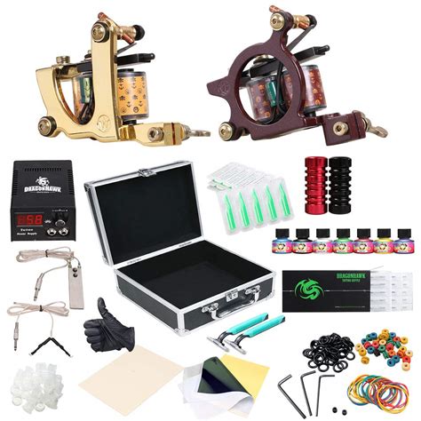 Buy Dragonhawk Complete Tattoo Kit For Beginners 2 Pro Tattoo Machine Buy Dragonhawk Complete Tattoo Kit For Beginners 2 Pro Tattoo Machine
