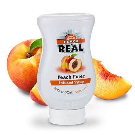 Buy Real Peach Puree 500Ml Paramount Liquor