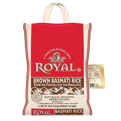 Buy Royal Brown Basmati Rice 10 Pound Bag Online At Lowest Price In
