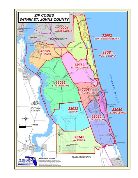Buy Zip Code Wall Map Of St Johns Mi Zip Code Map Laminated Online At