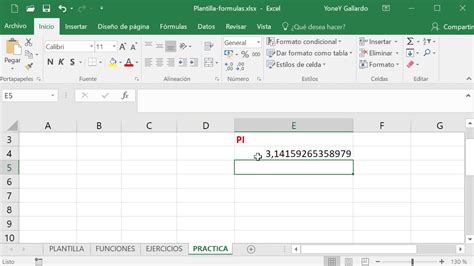 C Mo Usar El N Mero Pi En Excel 6 Pasos Con Im Genes