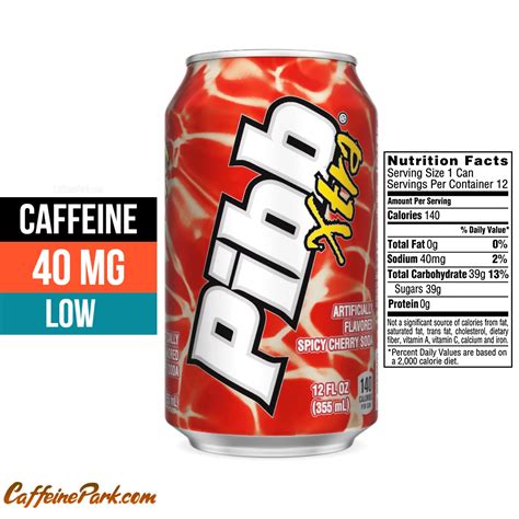 Caffeine In Pibb Xtra Caffeine In Pibb Xtra