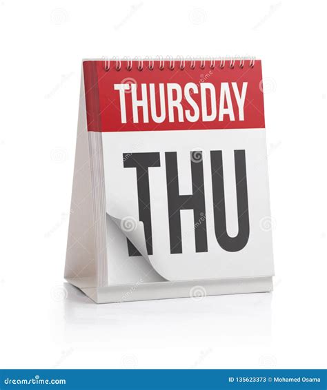 Calendar Third Thursday