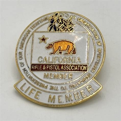 California Rifle And Pistol Association Life Member Adjustable Baseball Cap Ebay