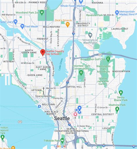 Campus Map Seattle Country Day An Independent School
