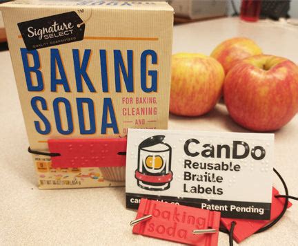 Cando Braille Labels Baking Box Labels National Braille Press
