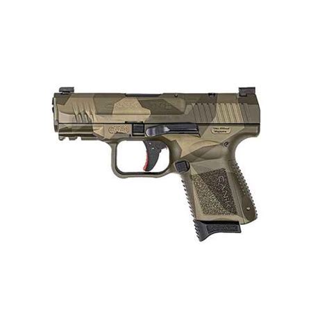 Canik Tp9 Elite Sc 9Mm Luger 3 6In Splinter Camo Green Pistol 15 1 Rounds Sportsman S Warehouse